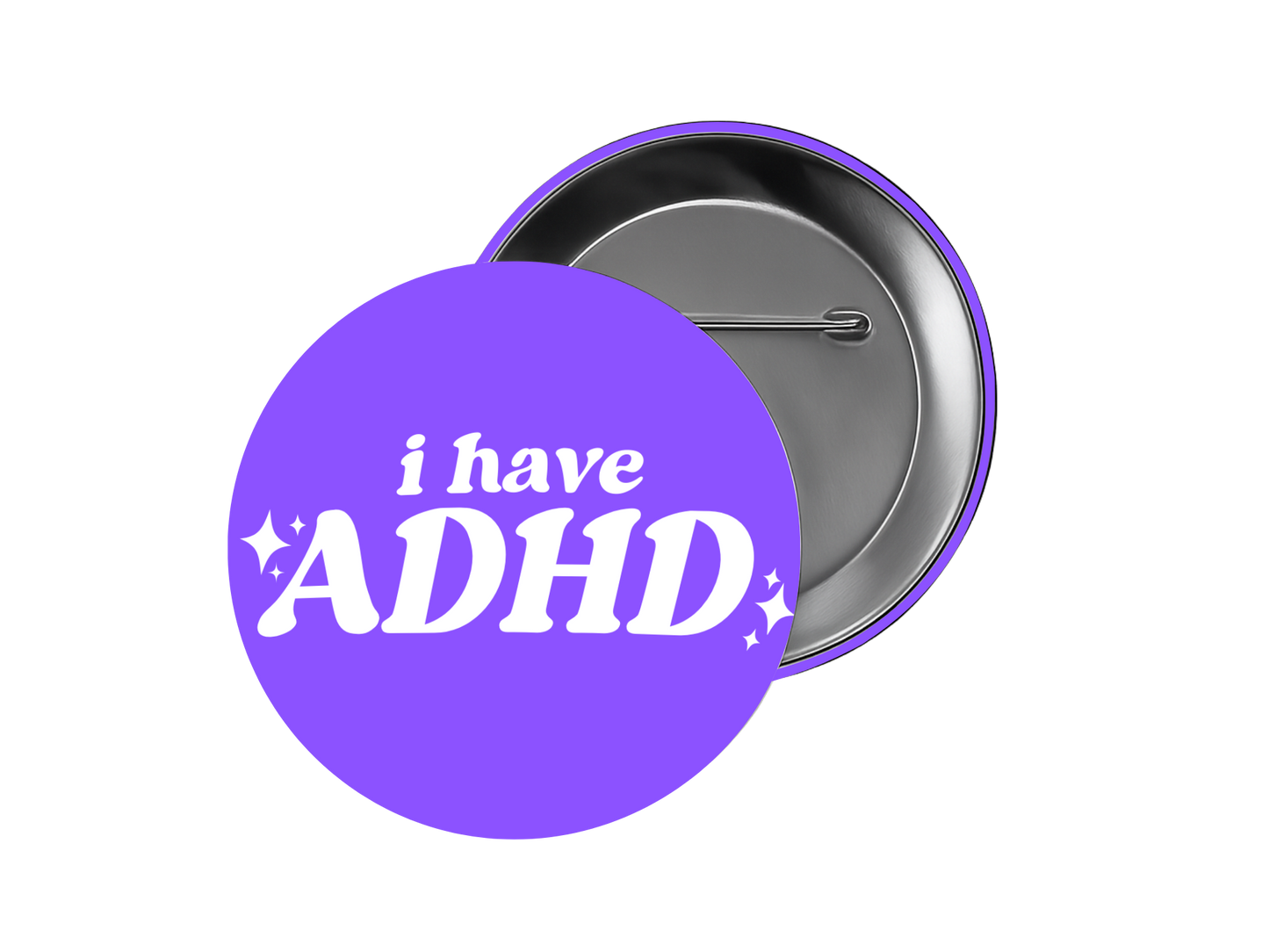 ADHD sparkle medical id button