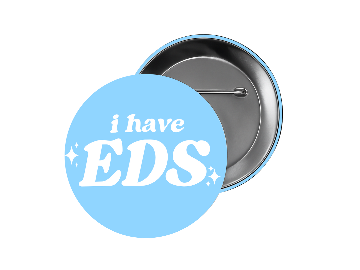 EDS sparkle medical id button