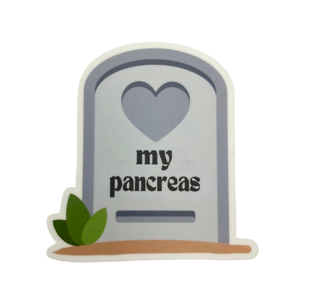 pancreas gravestone sticker