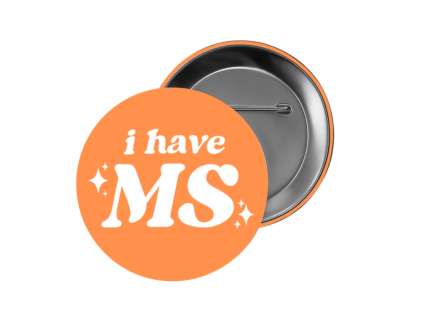 MS sparkle medical id button