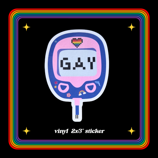 GAY METER sticker