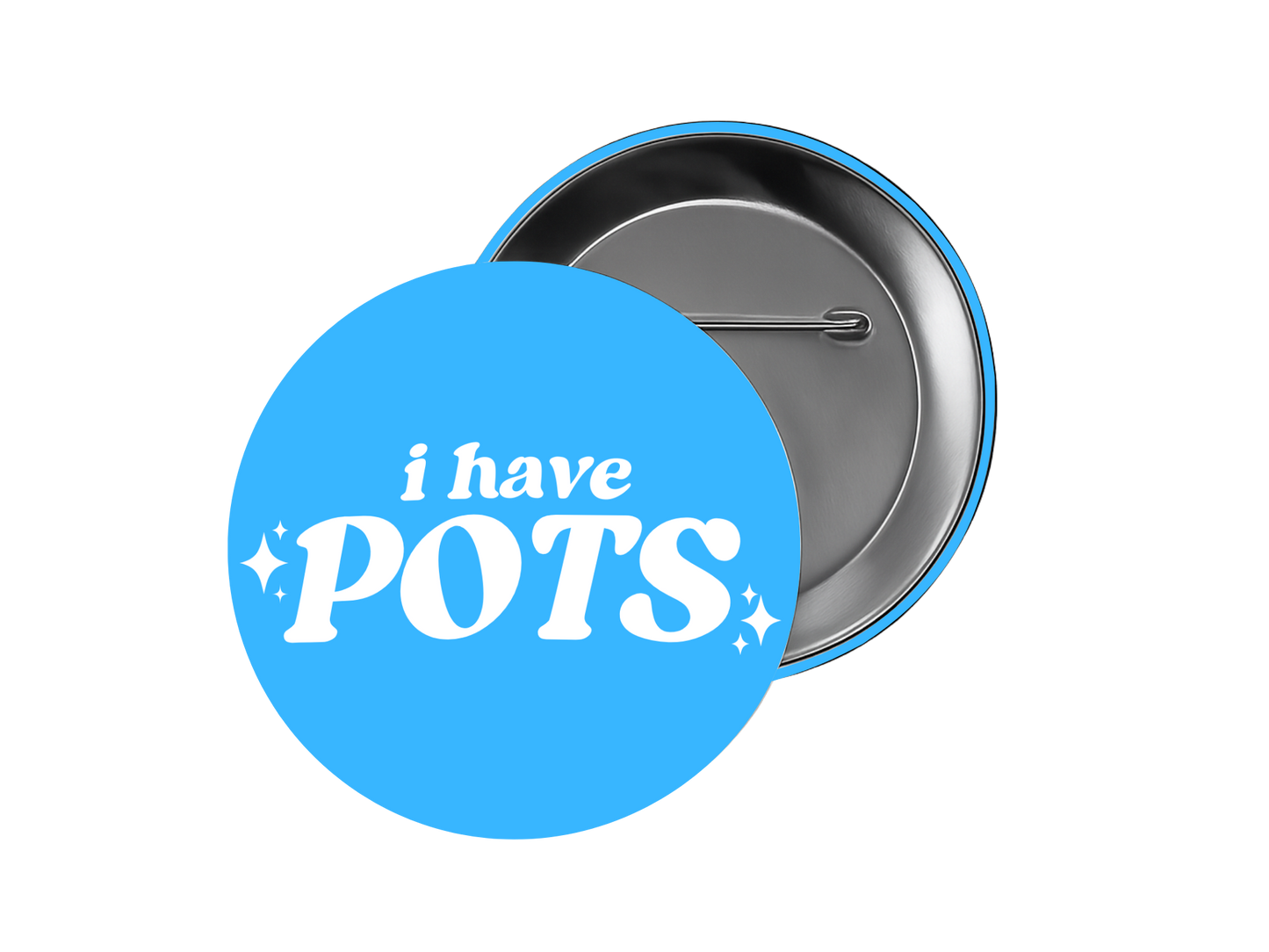 POTS sparkle medical id button