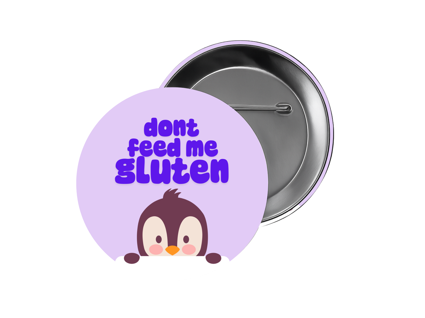 DONT FEED ME GLUTEN gluten allergy cute medical id button