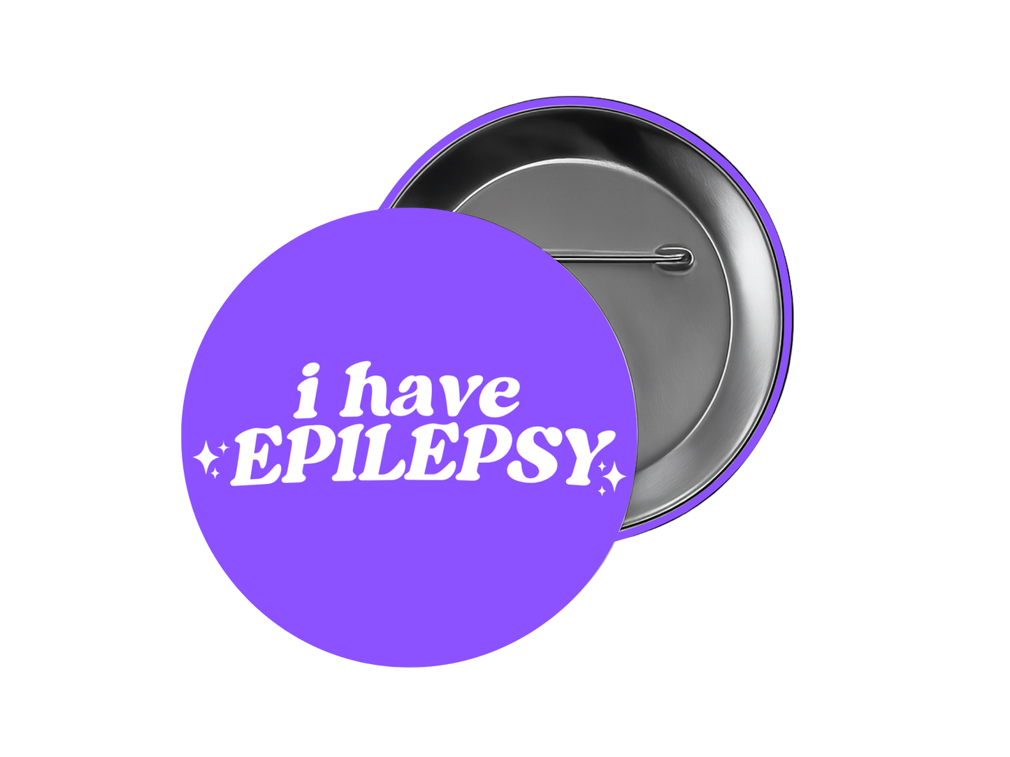 EPILEPSY sparkle medical id button