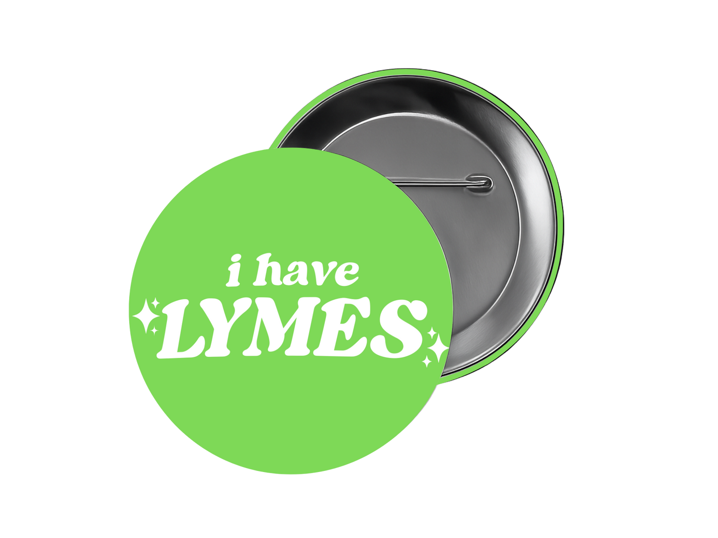 LYMES sparkle medical id button