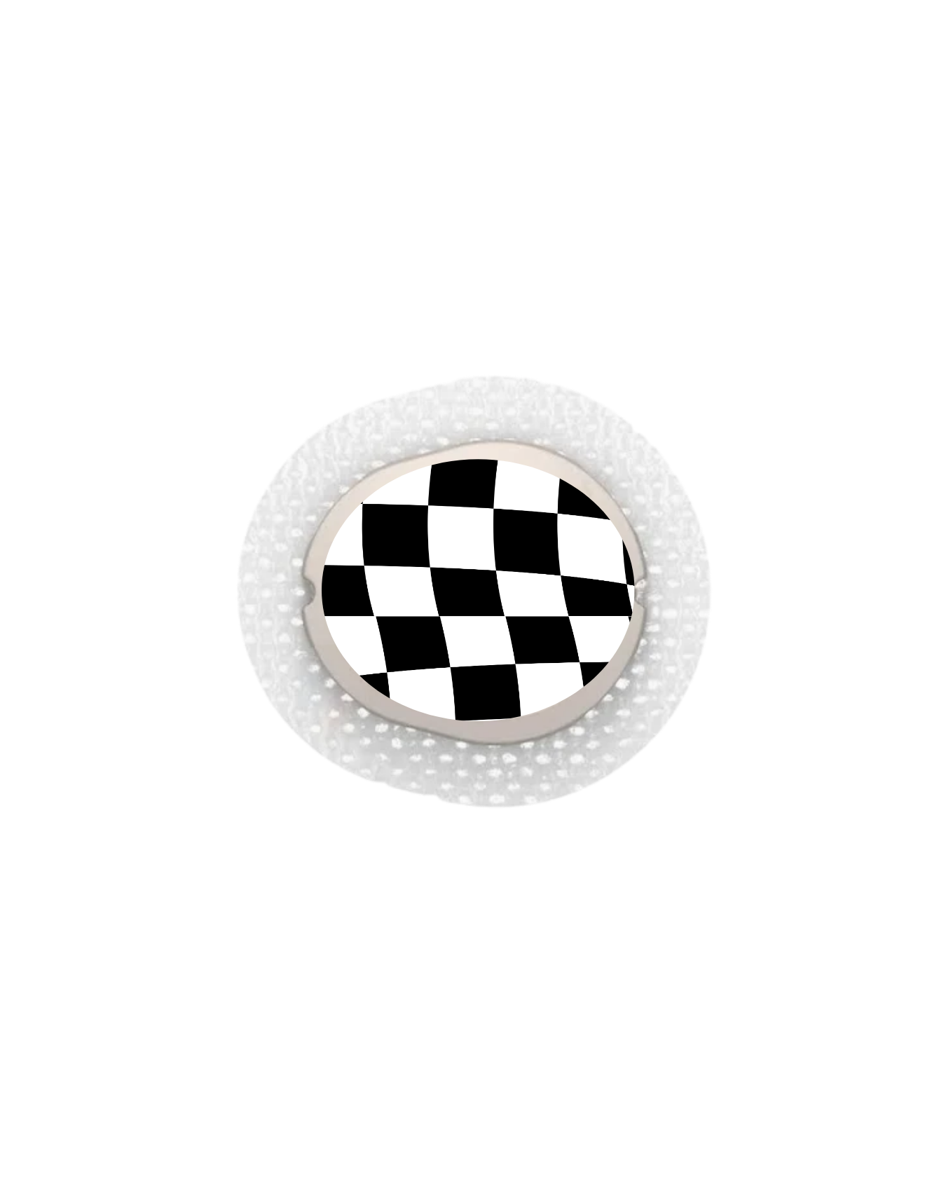 checkered wave sensor sticker