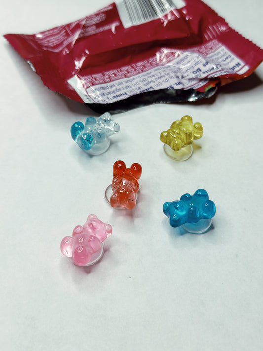 low snax gummy bear charms (5 pack)