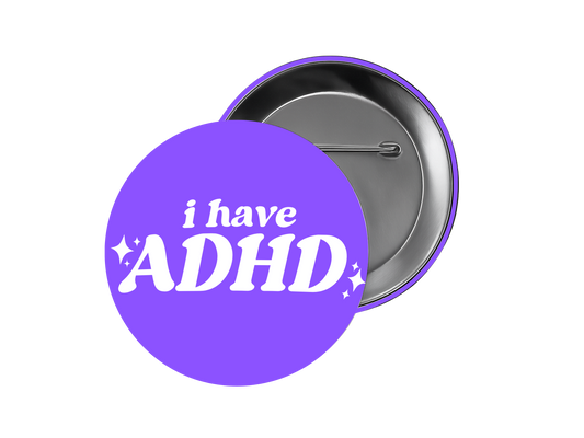 ADHD sparkle medical id button