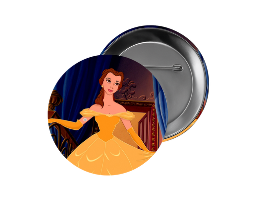 BELLE diabetic princess button