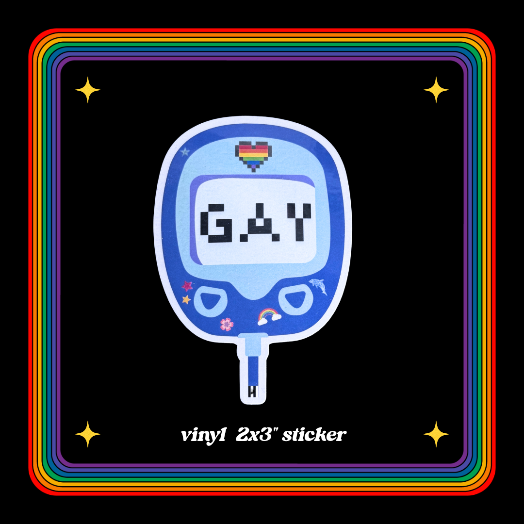 GAY METER sticker