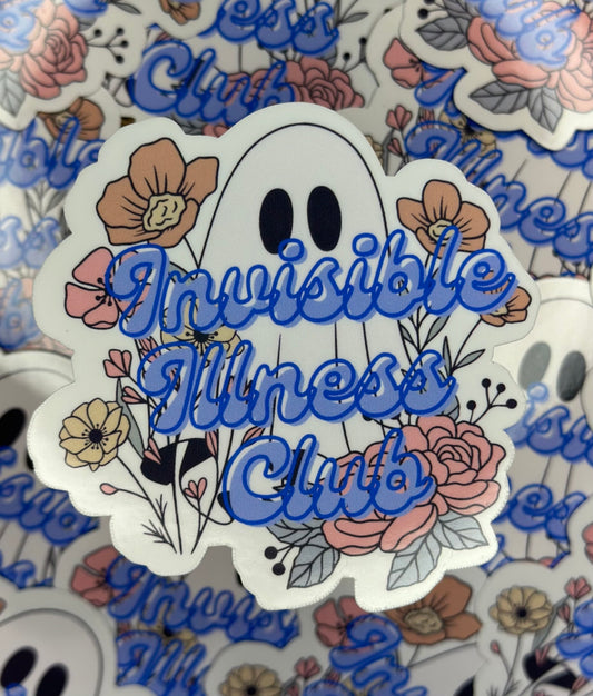 Invisible Illness Club Sticker