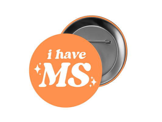 MS sparkle medical id button