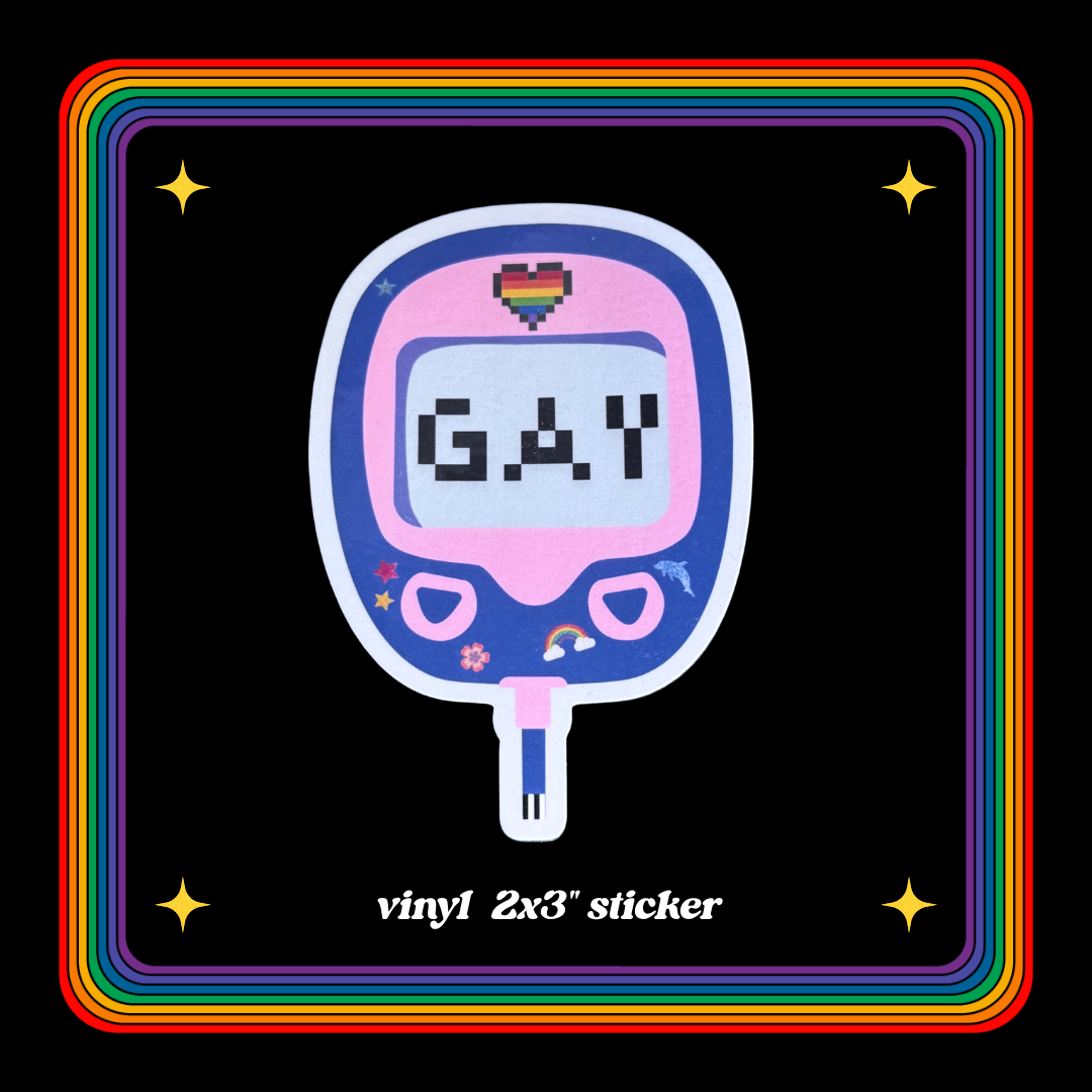 GAY METER sticker