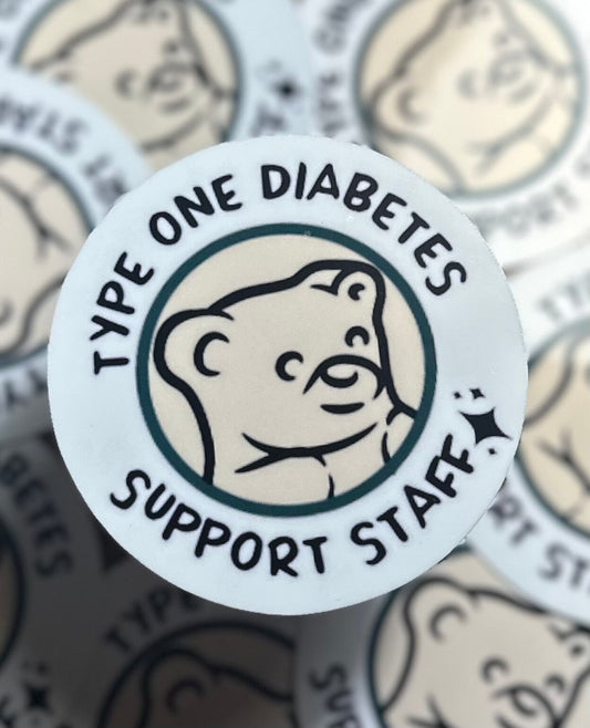 T1D Support Staff Sticker