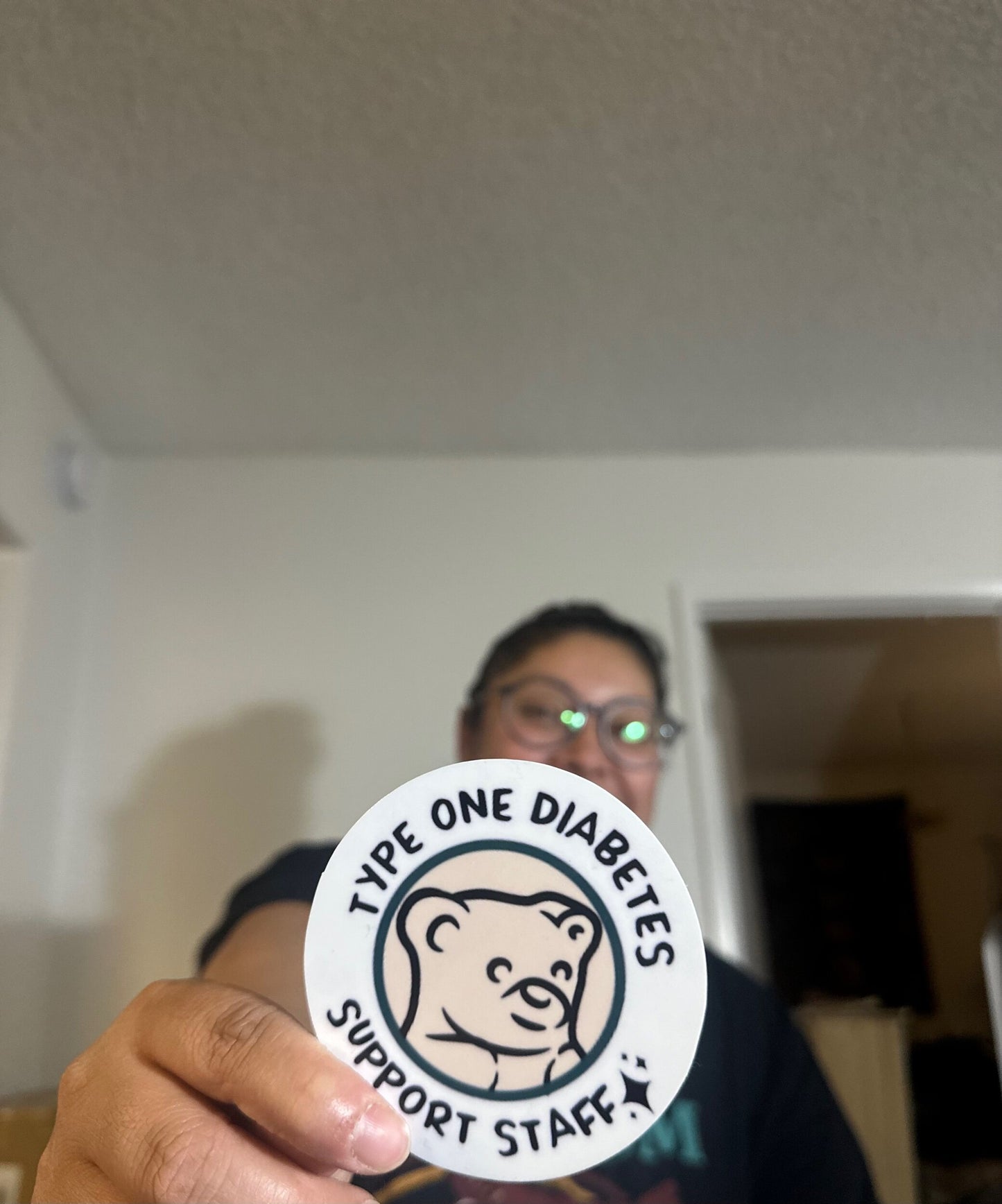 T1D Support Staff Sticker