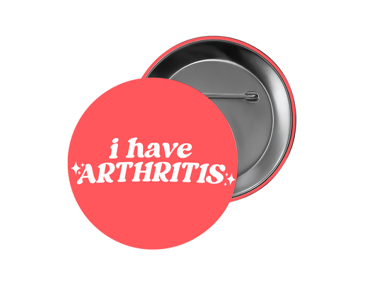 ARTHRITIS sparkle medical id button