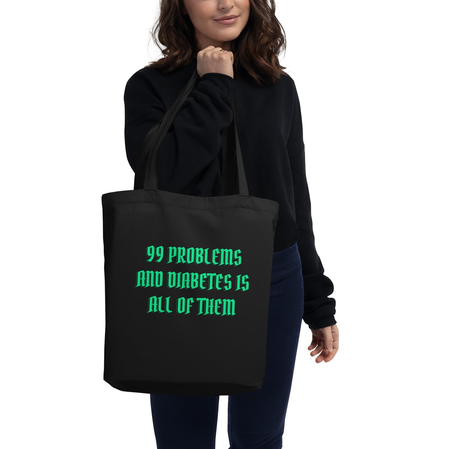 99 problems tote bag