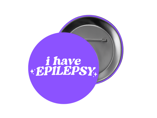 EPILEPSY sparkle medical id button