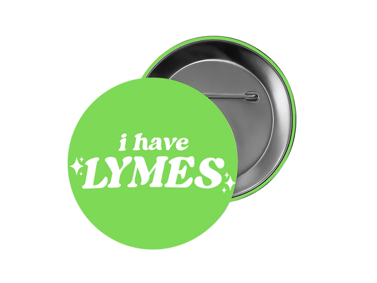 LYMES sparkle medical id button